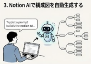 Notion AIで構成図を自動生成する