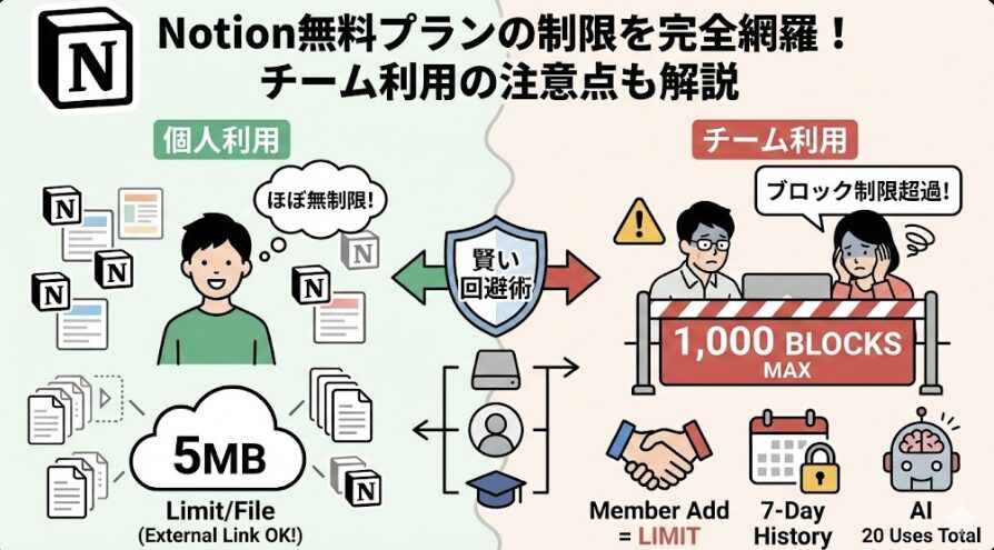 notion無料制限