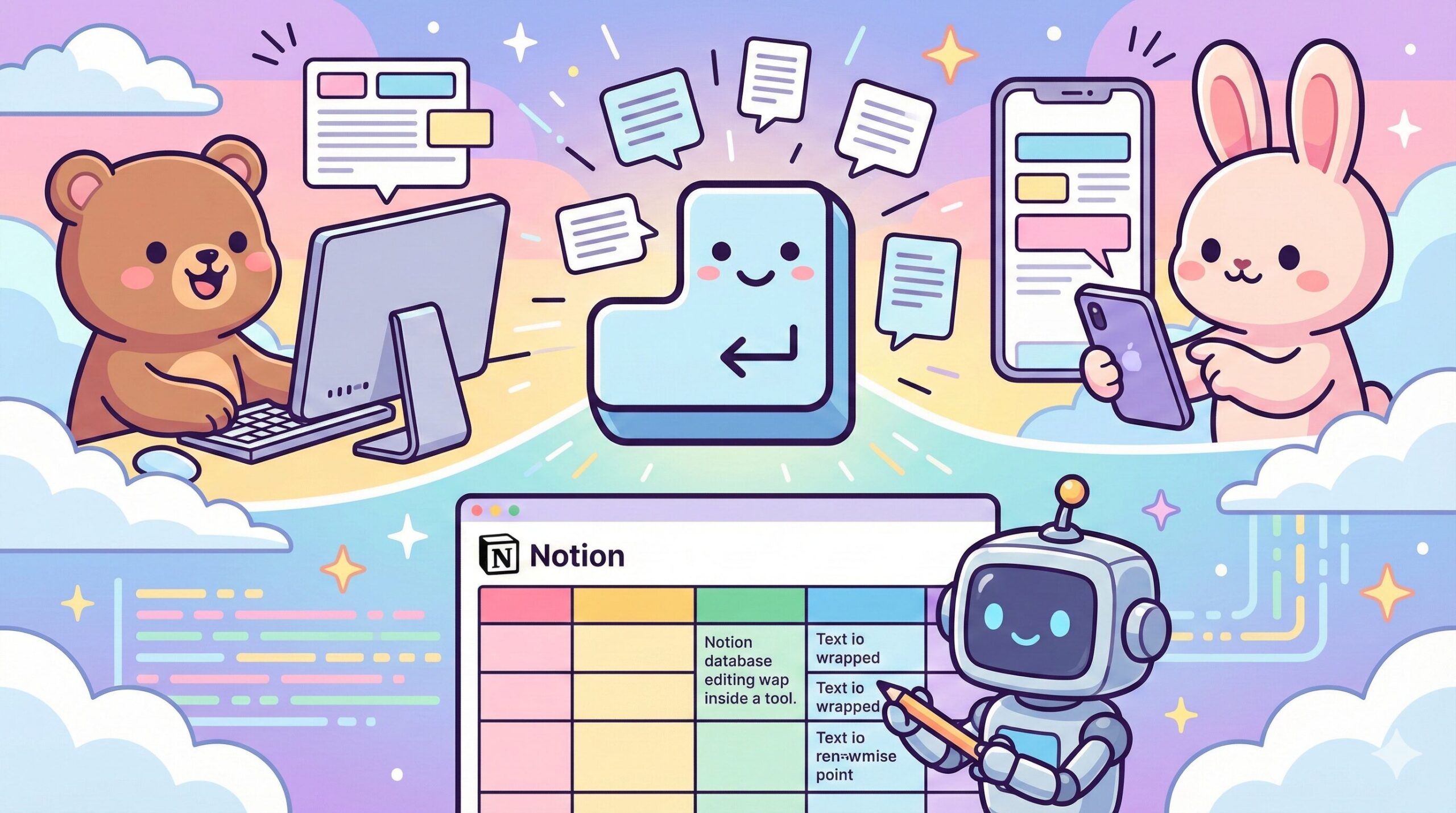 Notionの改行完全ガイド！PCとスマホの使い分けや表設定も解説